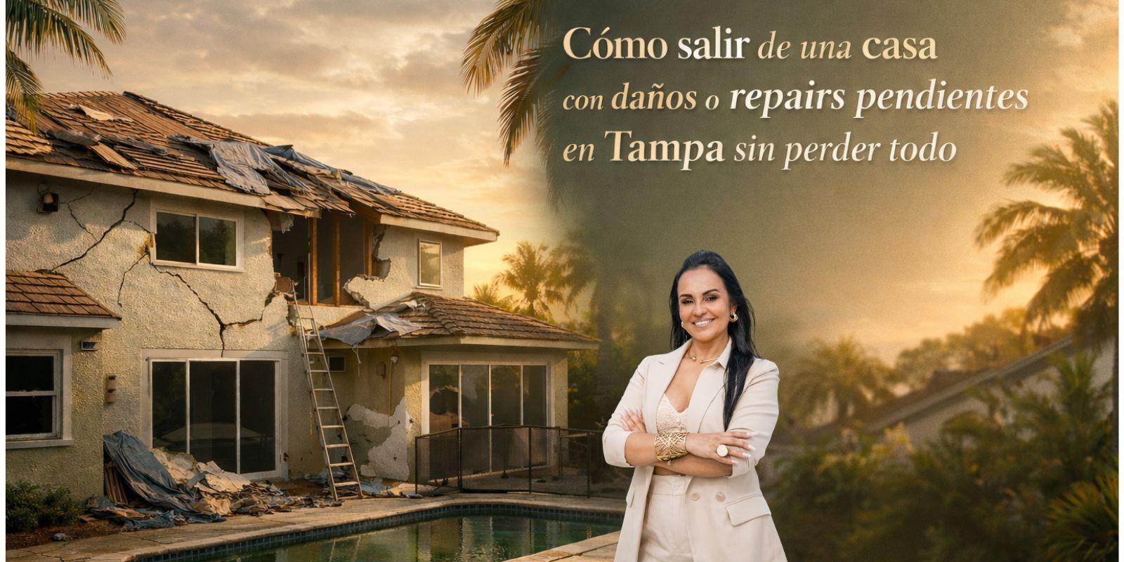 Vender casa con daños en Tampa sin perder valor